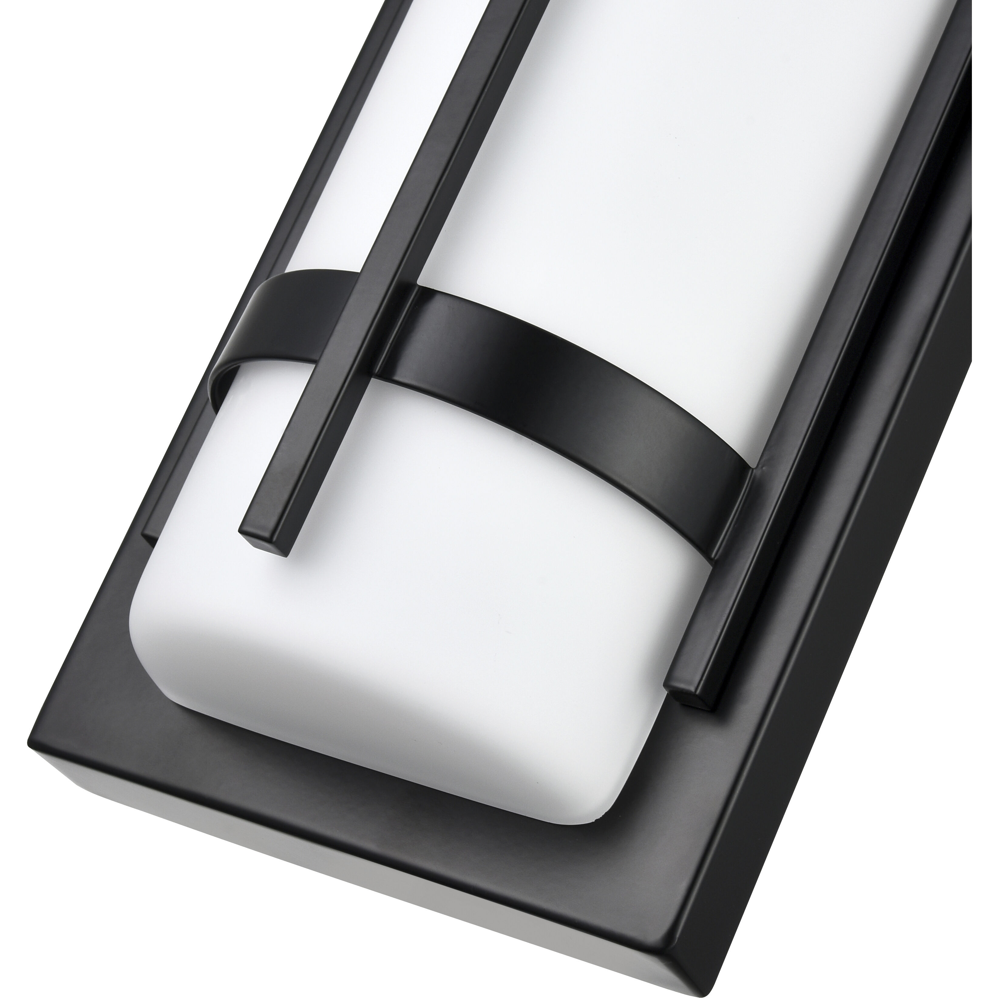 None LED 20 inch Powder Coated Black Outdoor Wall Sconce